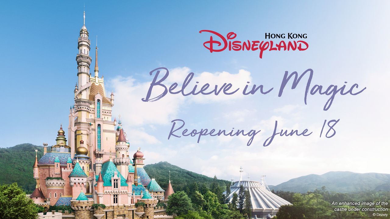 Hong Kong Disneyland Announces Reopening on June 18