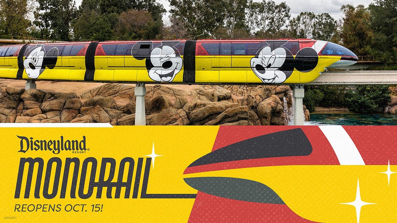 Disneyland Resort’s Monorail to Resume Daily Operation Tomorrow