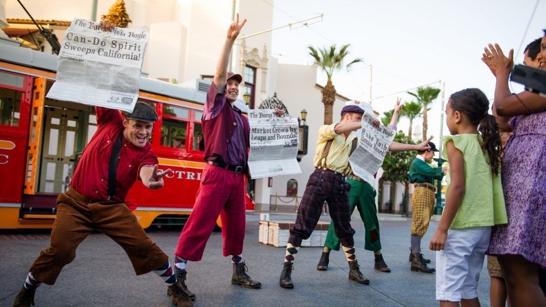 Disneyland Resort Will Bid Farewell to the Red Car Trolley News Boys