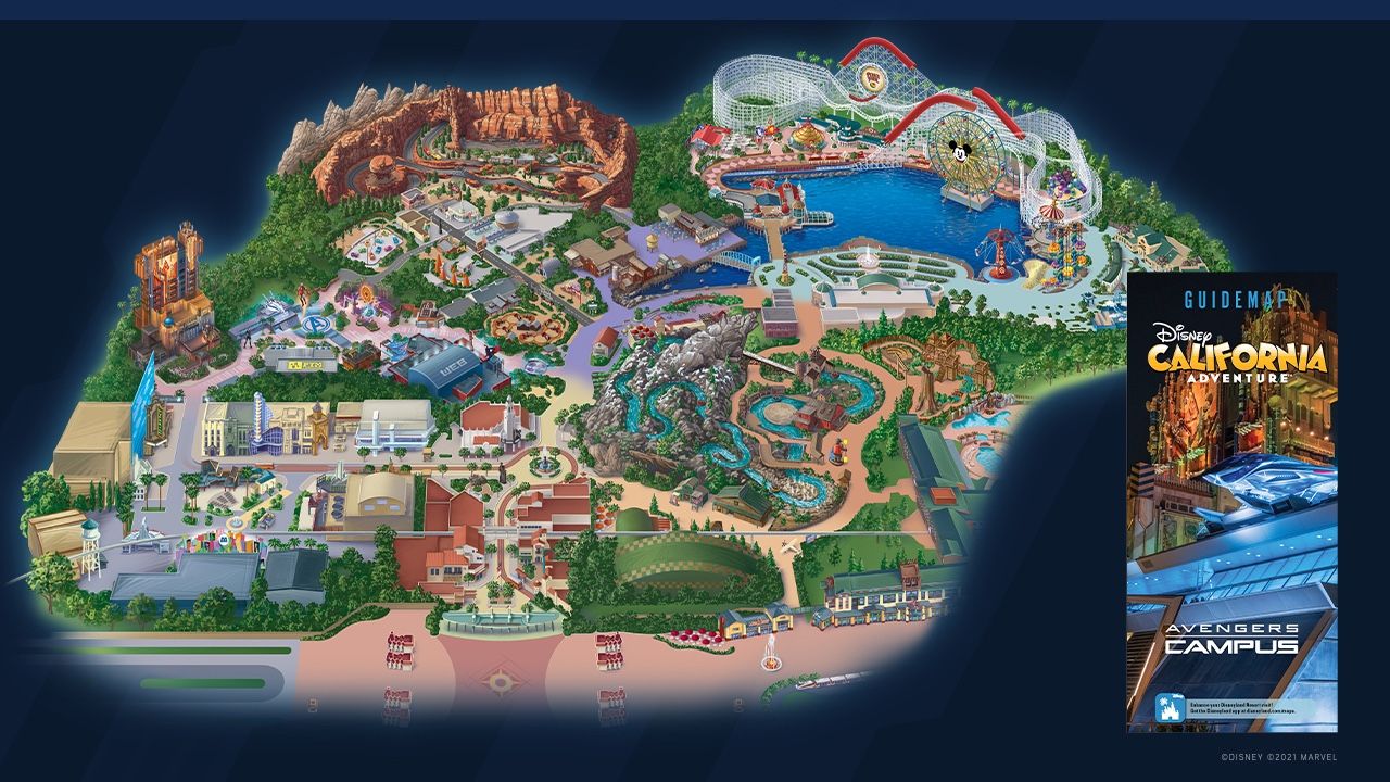 FIRST LOOK: Disney Shares Avengers Campus Map