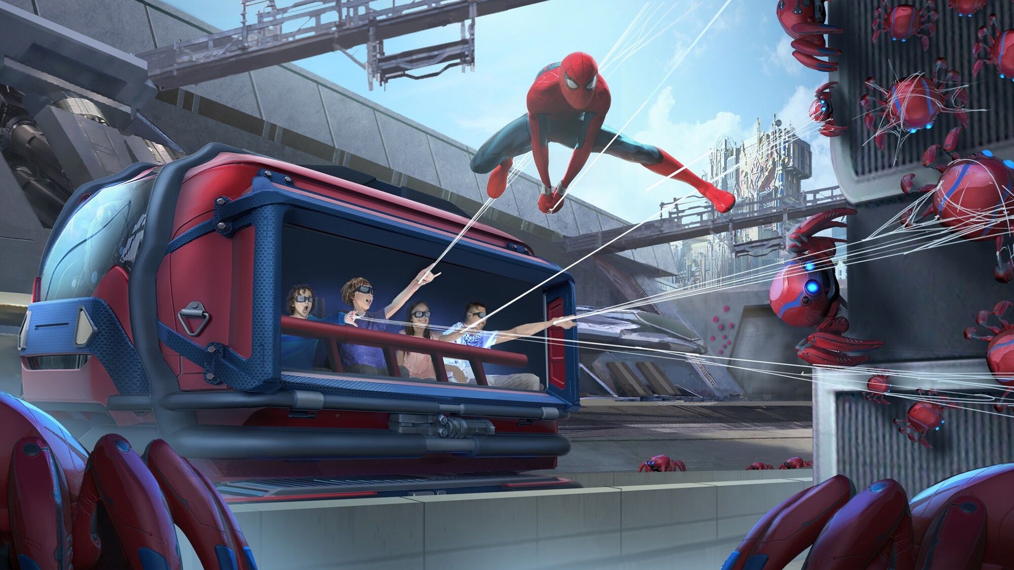 WEB SLINGERS: A Spider-Man Adventure to Utilize Disney’s Virtual Queue System