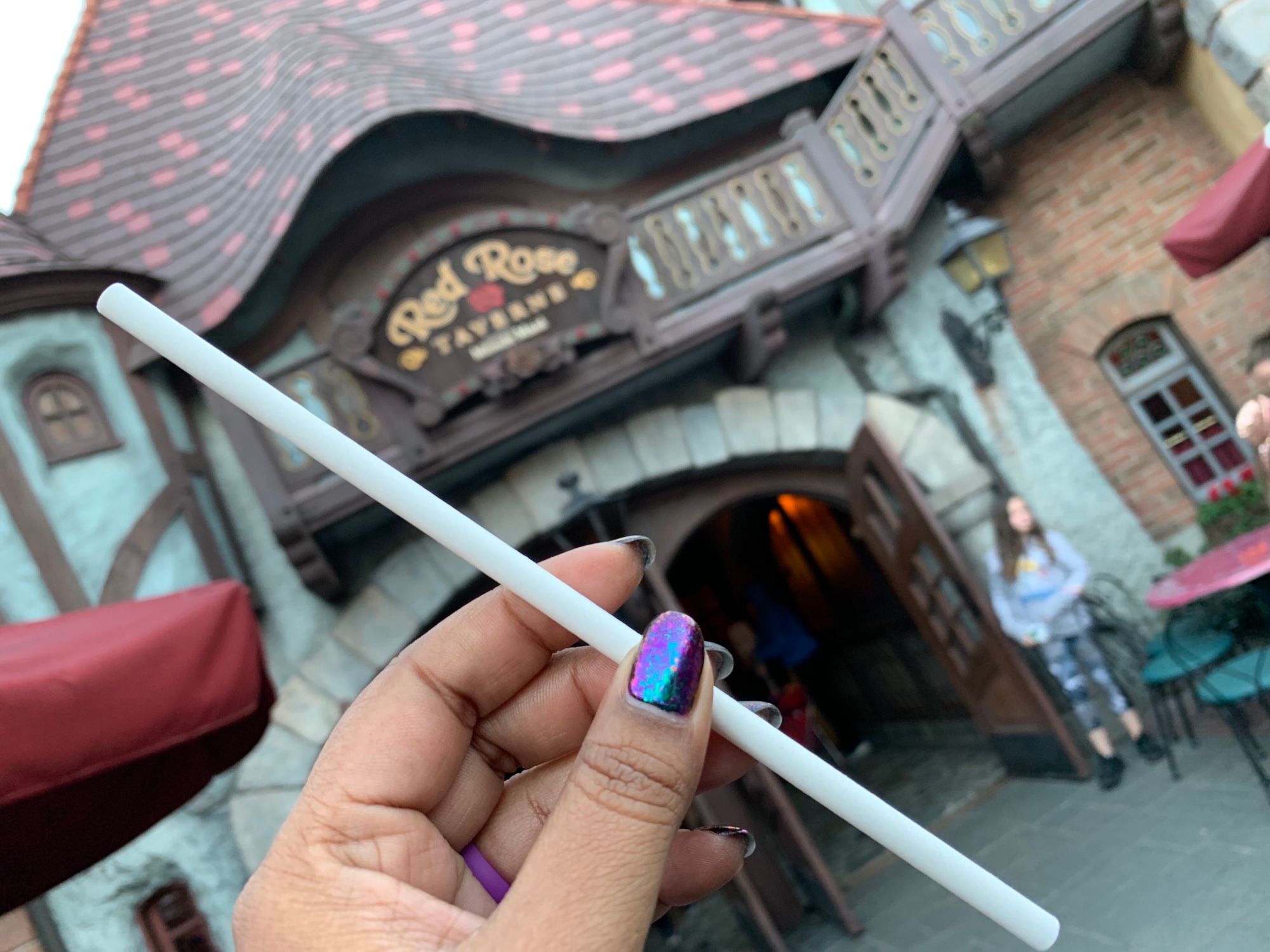 Papers Straws Spotted at the Disneyland Resort