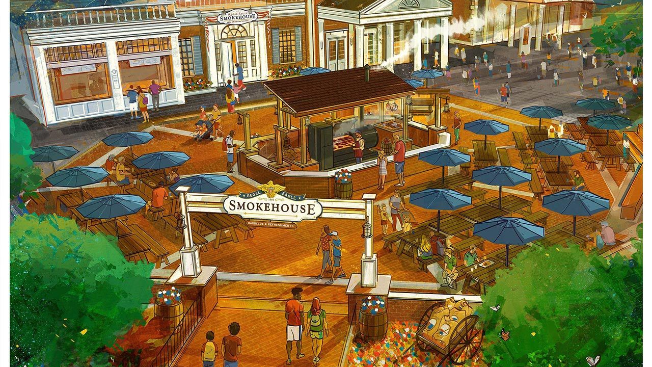 New Regal Eagle Smokehouse Coming to Epcot Takes Its Inspiration from Sam Eagle