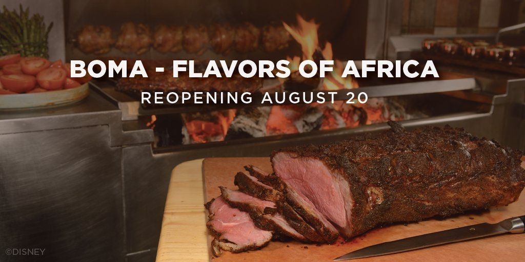 UPDATED: Boma - Flavors of Africa to Reopen Friday as Buffet