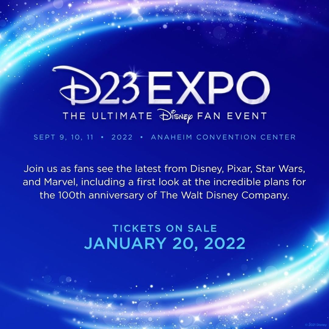 D23 Expo Tickets On Sale Beginning January 20, 2022