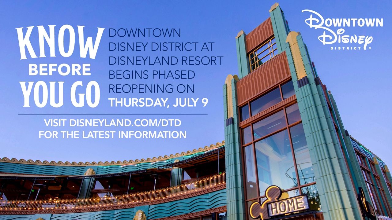 Here’s What You Need to Know About the Phased Reopening of Downtown Disney District at Disneyland Resort, Beginning July 9
