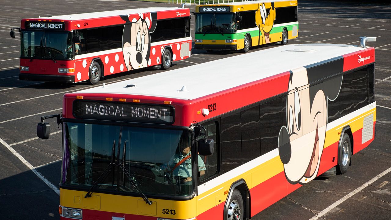 Disney Adding New Character Busses Featuring USB Charging Ports to Walt Disney World's Transportation Lineup