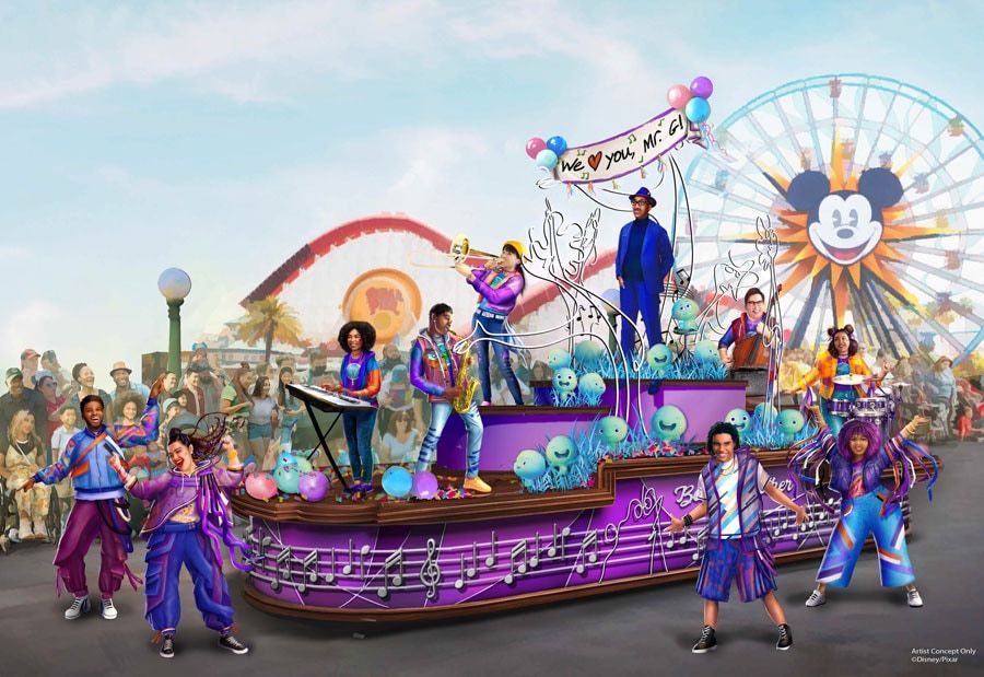 New Pixar Pals Parade "Better Together" Debuts at Disney California Adventure Park
