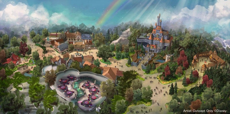 Beauty and The Beast Attraction Coming To Toyko Disneyland