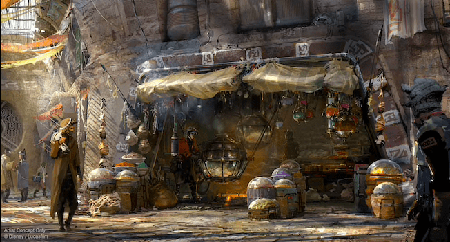 Concept Art Released for Kat Saka’s Kettle at Star Wars: Galaxy’s Edge