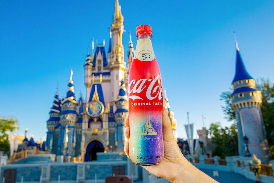 Disney and Coca-Cola Debut New Collectable Bottles for Walt Disney World's 50th Anniversary
