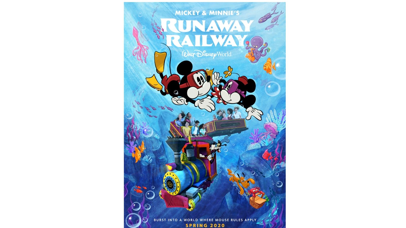 New Poster Unveiled for Mickey & Minnie’s Runaway Railway Attraction at Disney’s Hollywood Studios