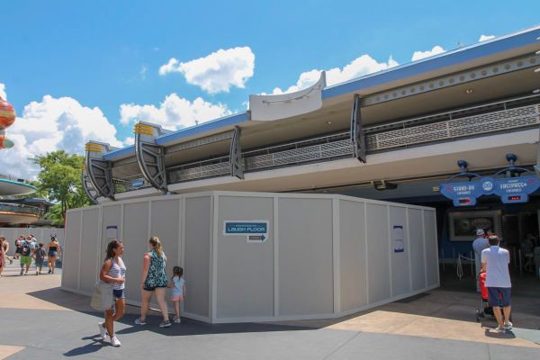 Monsters Inc. Laugh Floor Spaceship Completely Removed
