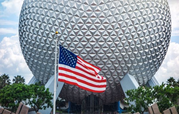 Flags Across the Disneyland Resort Lowered to Half Staff in Honor of the Late Queen Elizabeth II