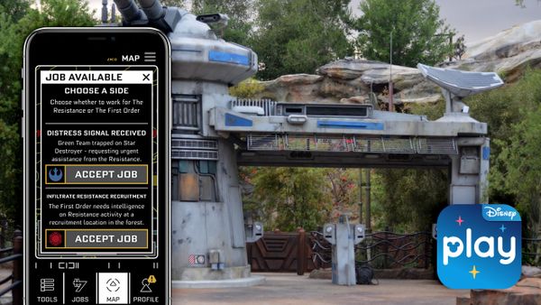 Support the Resistance or First Order With New Star Wars: Rise of the Resistance Jobs in the Play Disney Parks App