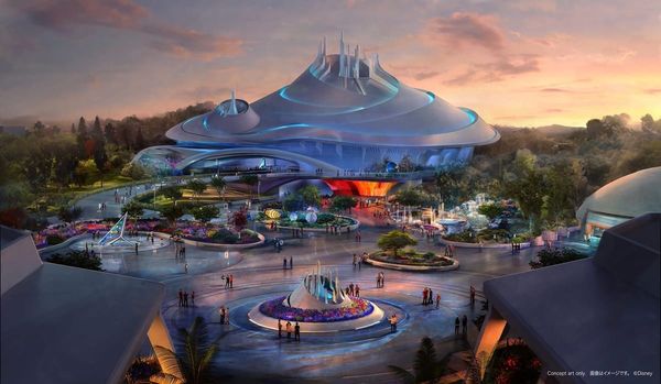 Tokyo Disneyland Attraction Space Mountain and Surrounding Area to be Replaced by Entirely New Version