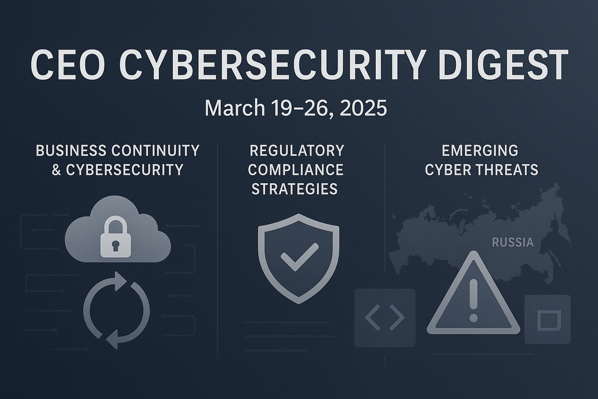 for CEOs | 19-26 March 2025