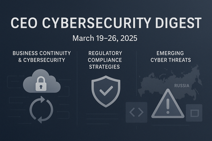 for CEOs | 19-26 March 2025