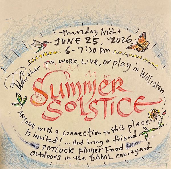 2026 Summer Solstice Potluck 6/25 @ DAML Courtyard