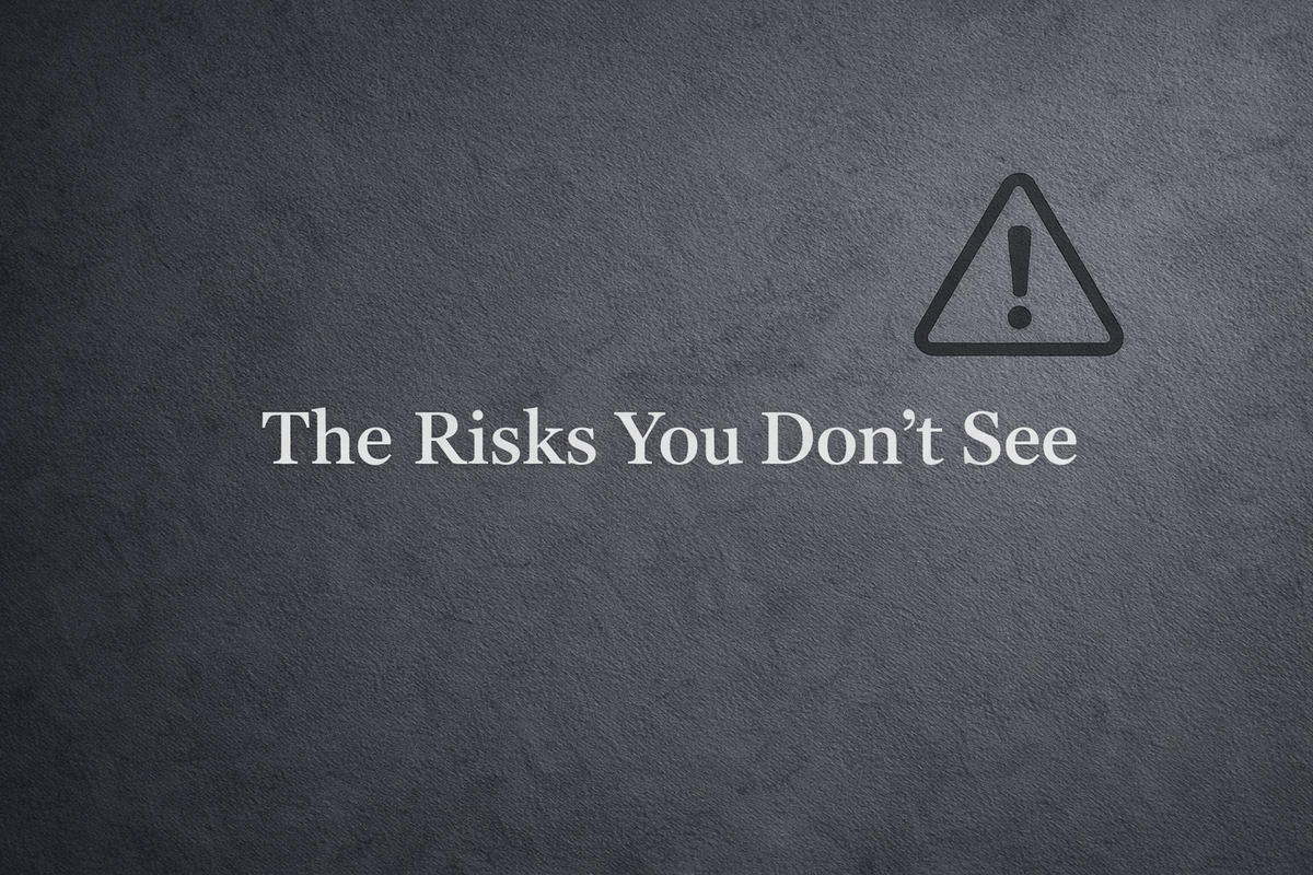 The risks you don’t see