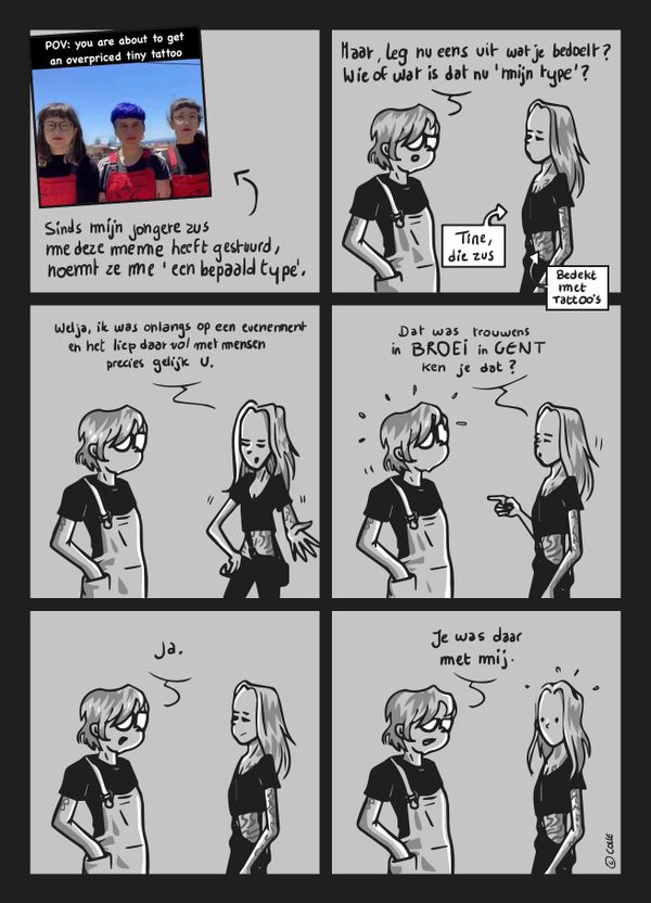 Colle Comic 'een bepaald type'