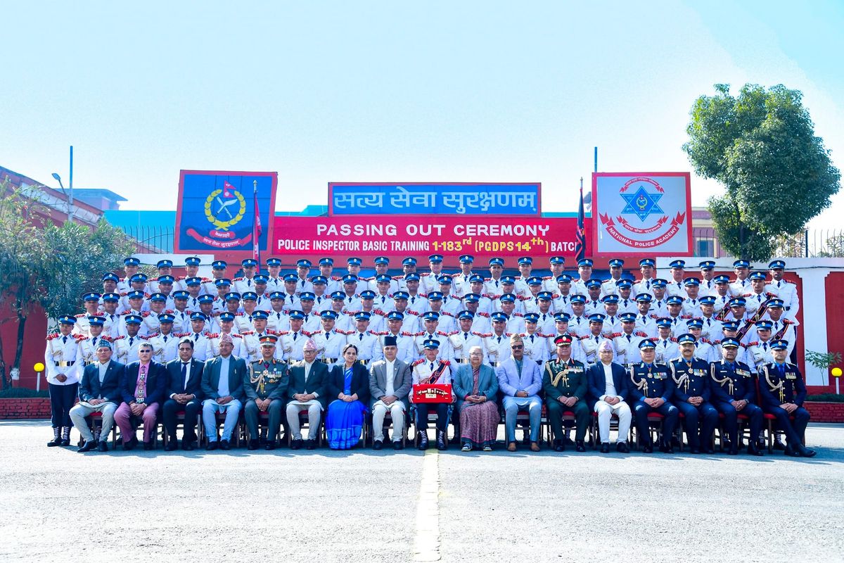 Graduation Ceremony of the 183rd Batch Nepal Police Inspectors