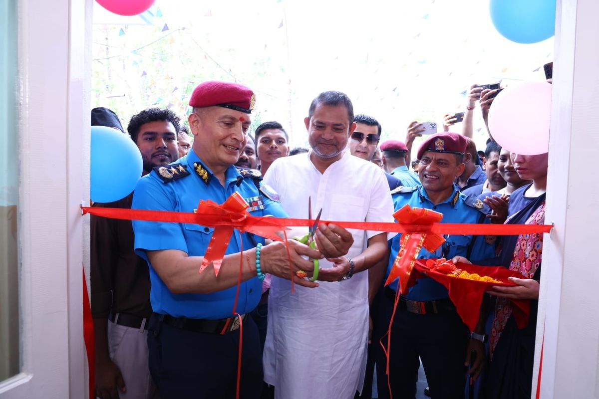 Inauguration of Newly Constructed Building by Inspector General of Police Dan Bahadur Karki