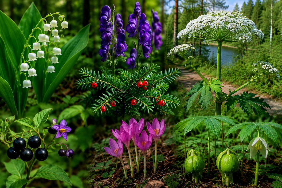 Poisonous Plants in Finland: Beautiful but Potentially Dangerous