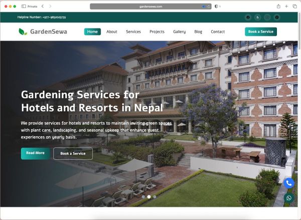 GardenSewa : Open source software for Gardening Service from Nepal