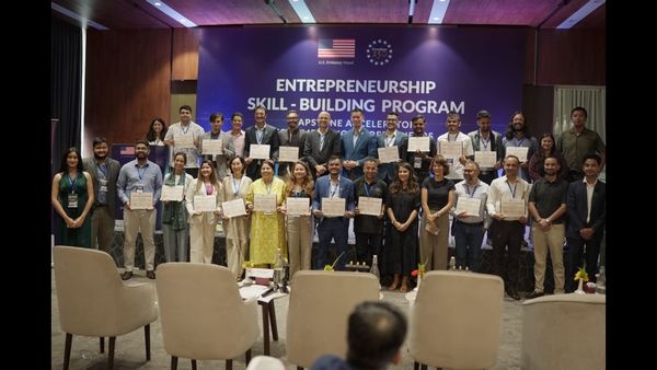 Twenty Emerging Entrepreneurs Complete U.S. Embassy Capstone Accelerator in Kathmandu