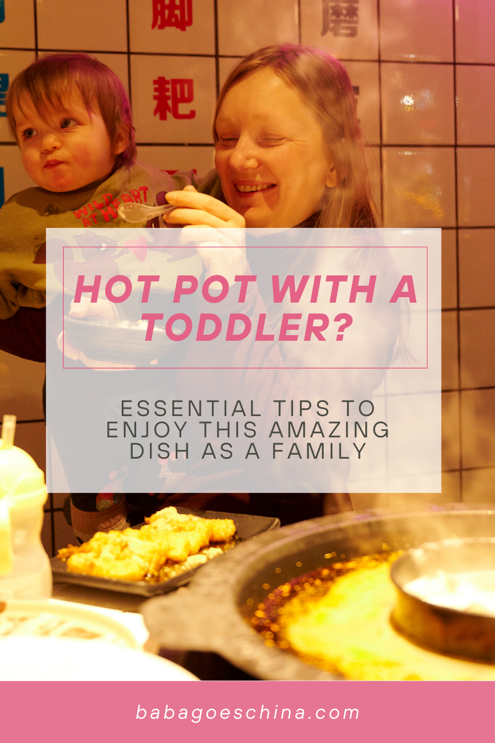 Dad and daughter enjoying Chongqing hot pot together at a restaurant
