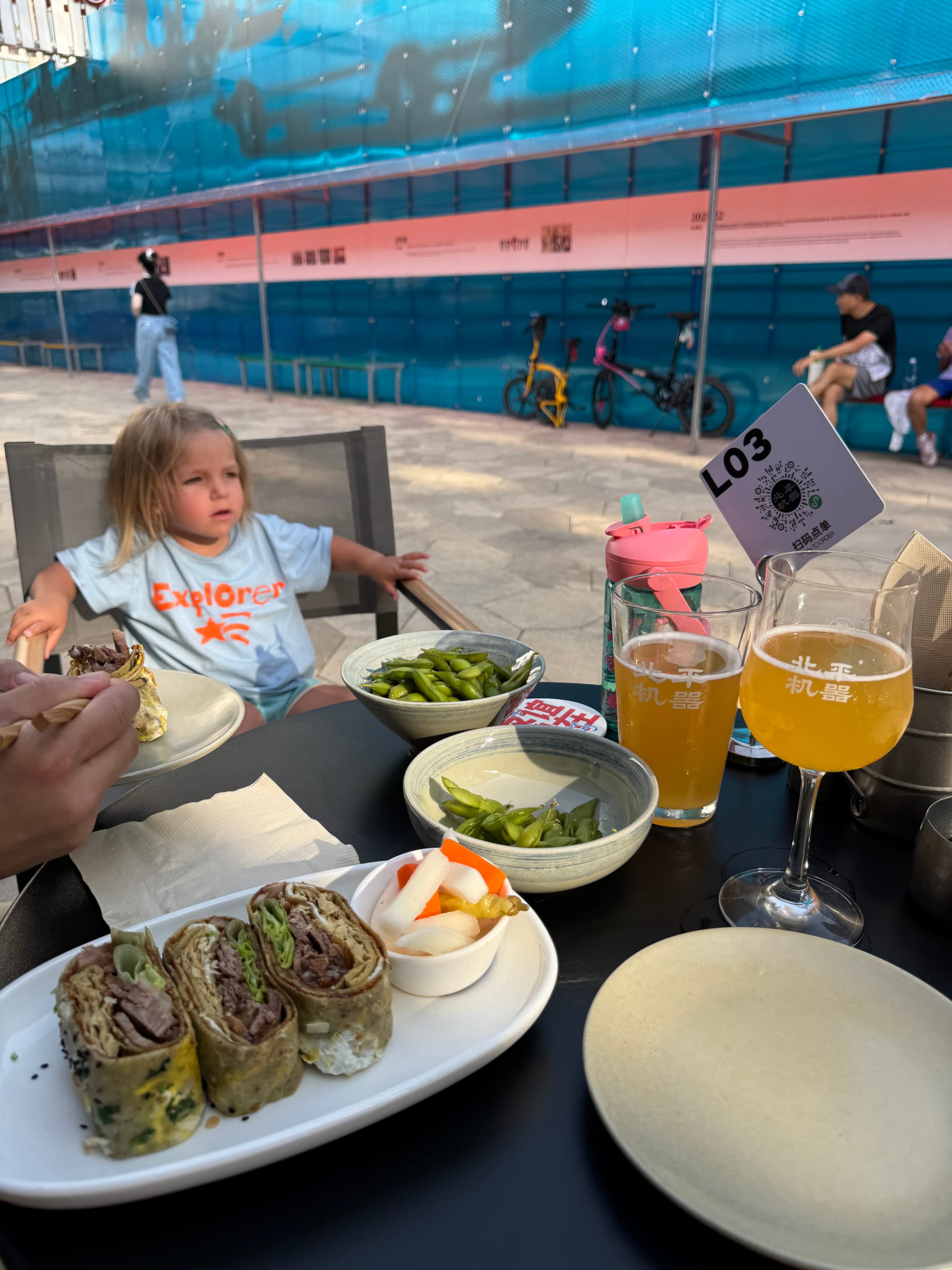 Jianbing in Peiping Machine Brewery in Beijing