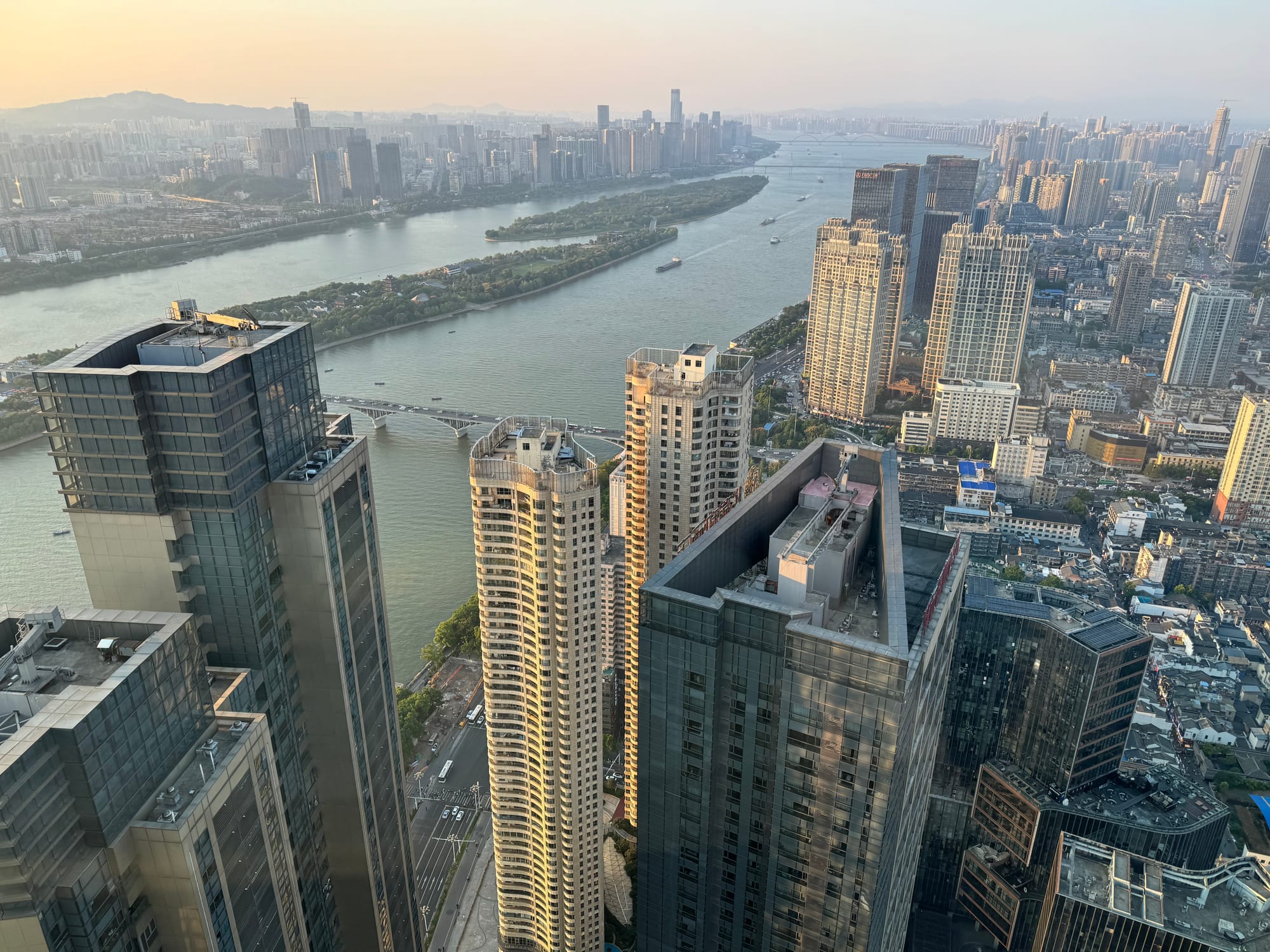 View from Grand Hyatt Changsha