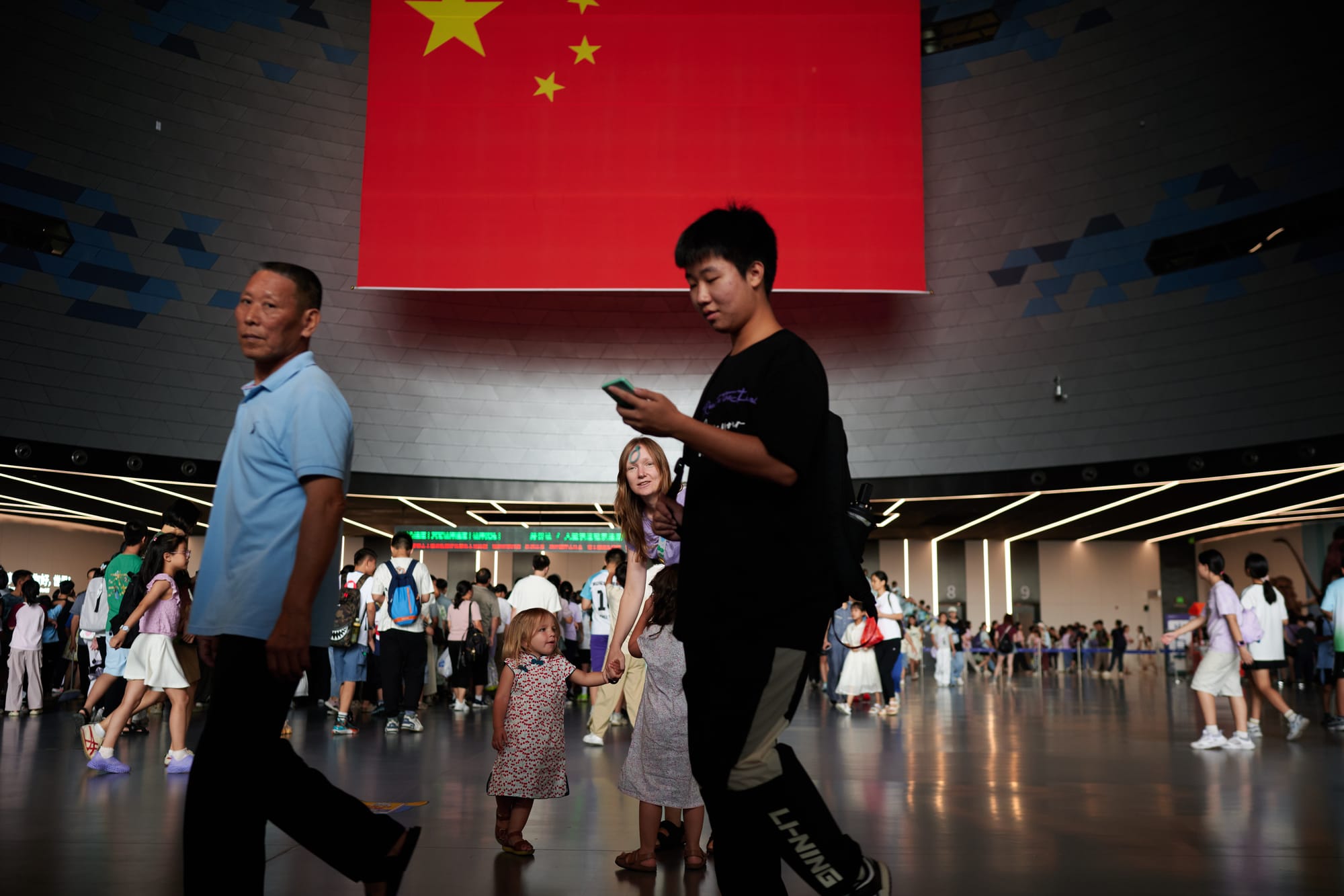 Inside Museum of Science and Technology in Shenzhen