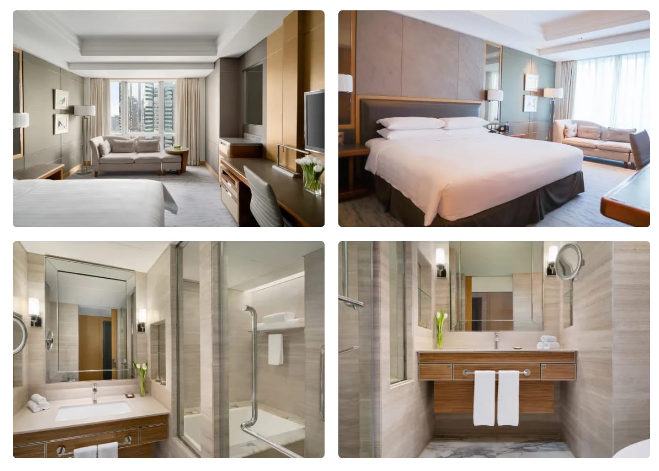 Kerry Hotel Beijing exterior and lobby area in Sanlitun district