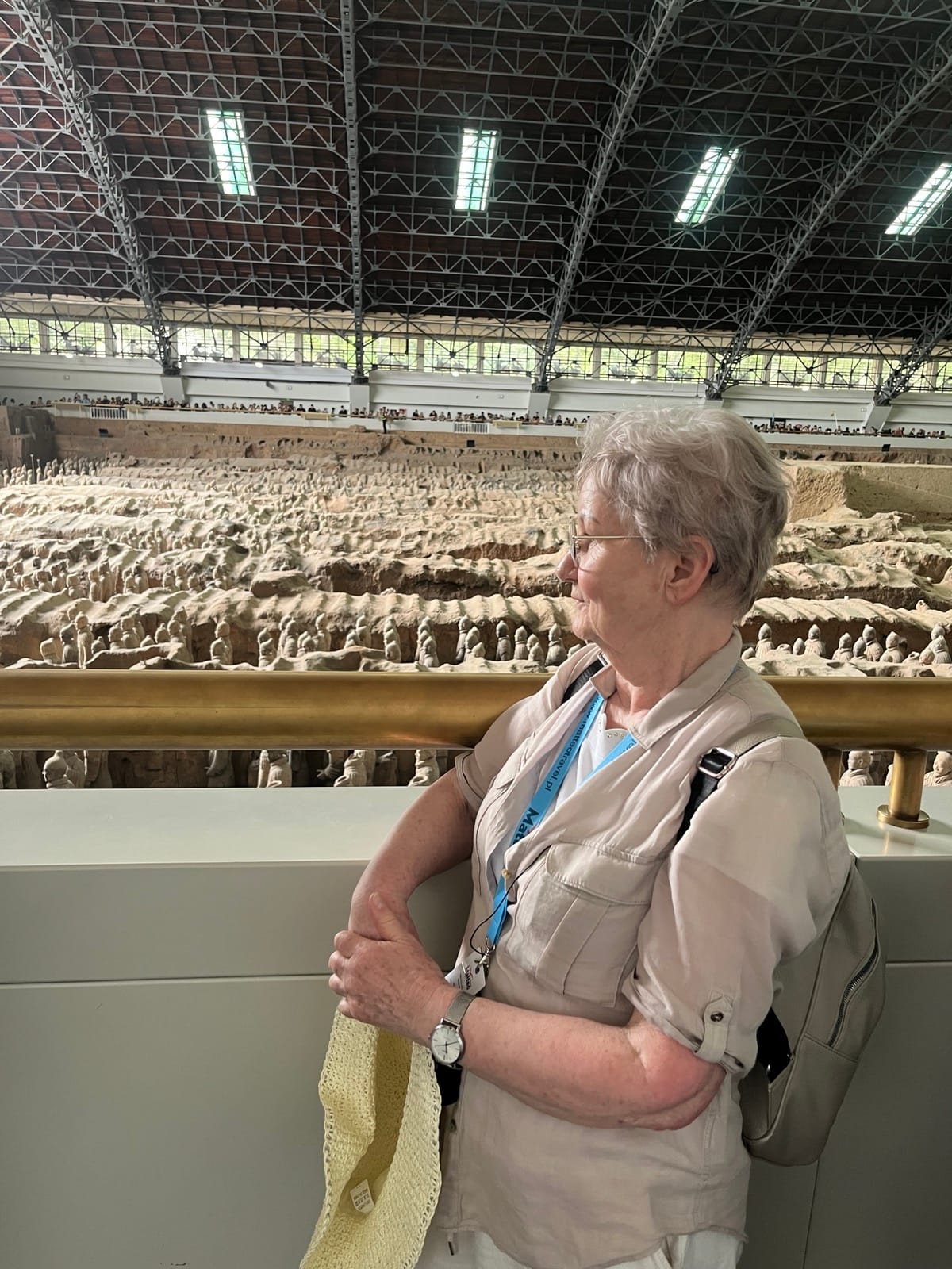 Babcia (granny) visiting Terracotta Warriors in Xi'an