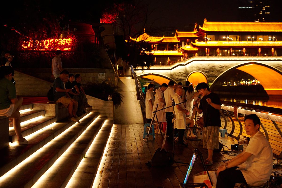 Chengdu at night