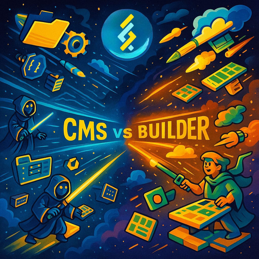 Comparing Content Management Systems and Website Builders.