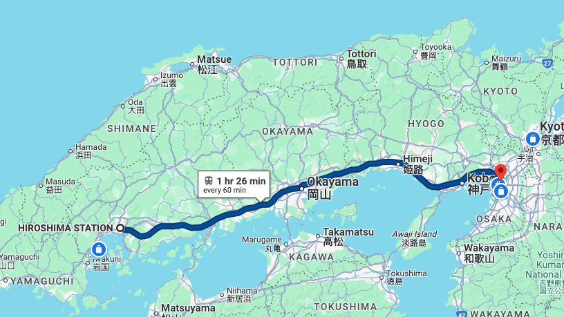 Day 9 - Transit to Osaka