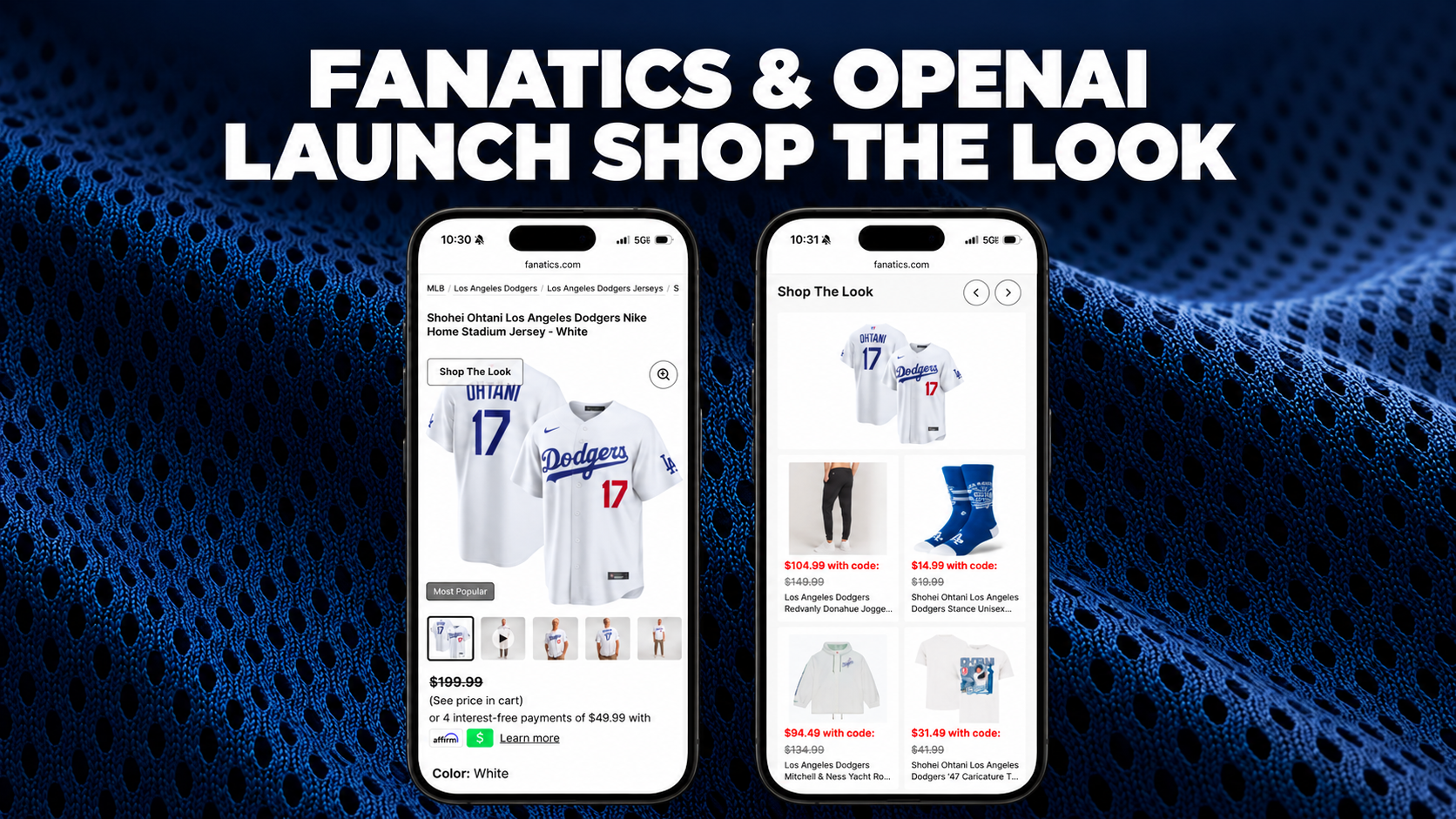 Fanatics Launches OpenAI-Powered Shop the Look Across League Online Stores