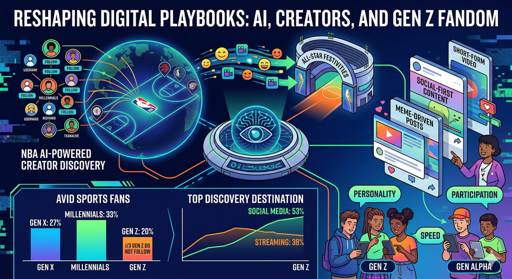 Sports Leagues Push AI and Creator Strategies to Reach Gen Z and Gen Alpha post image
