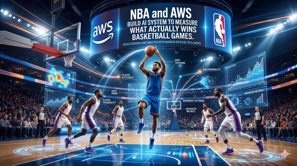 NBA and AWS Build AI System to Measure What Actually Wins Basketball Games post image