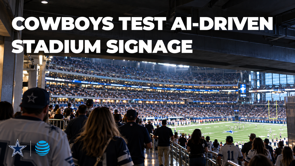Cowboys Test AI-Driven Stadium Signage With AT&T Lab post image