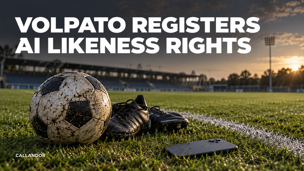 Cristian Volpato Partners With Callandor on AI Likeness Rights post image