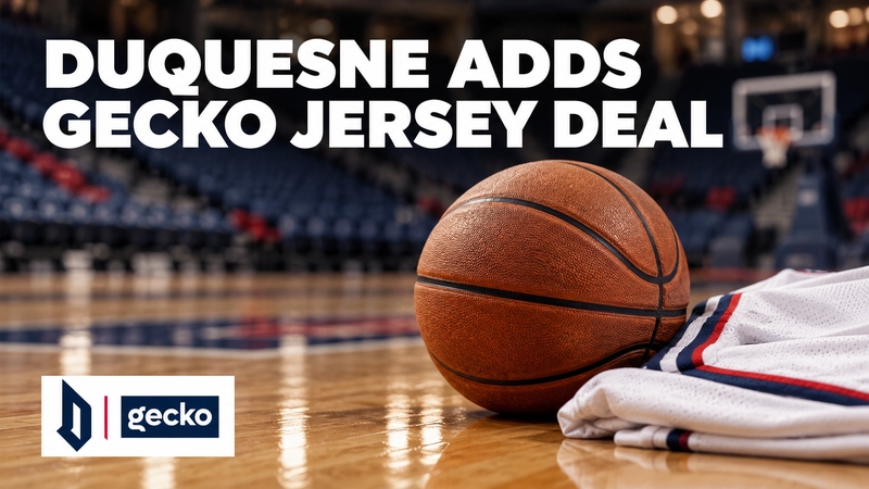 Duquesne Names Gecko Robotics AI Partner and Basketball Jersey Sponsor post image