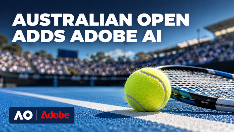 Australian Open Names Adobe AI Marketing and Creativity Partner post image