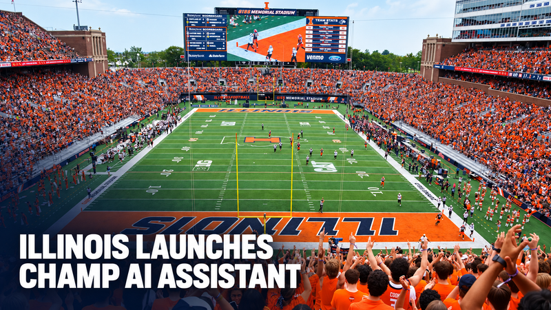 Illinois Athletics Launches Champ AI Assistant and Gameday Text Line post image