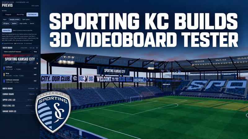 Sporting KC Builds 3D Videoboard Preview Tool With Claude post image