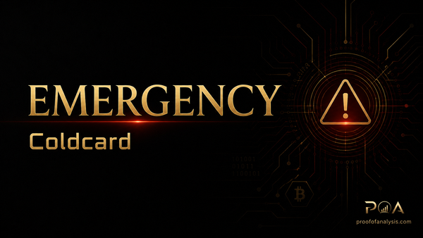 An Open Letter to the COLDCARD Hacker