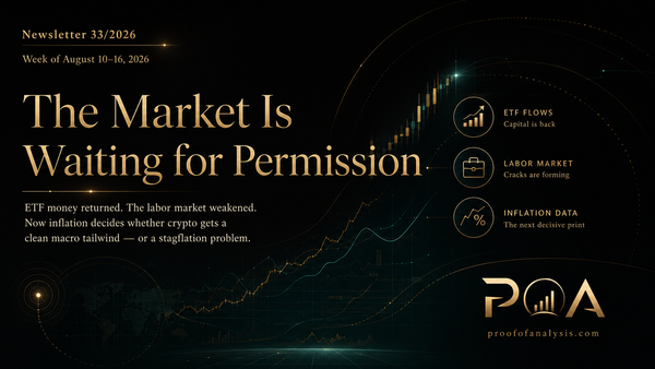 POA Newsletter 33/2026 - The Market Is Waiting for Permission